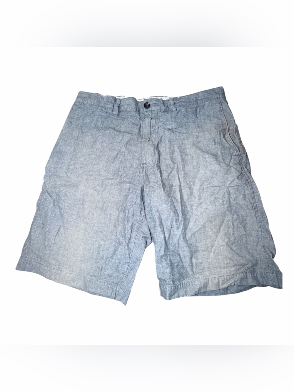 Size 34 Blue Islander Linen, Banana Republic, Pull&Bear Men’s Shorts Bundle of 3 - Picture 7 of 15